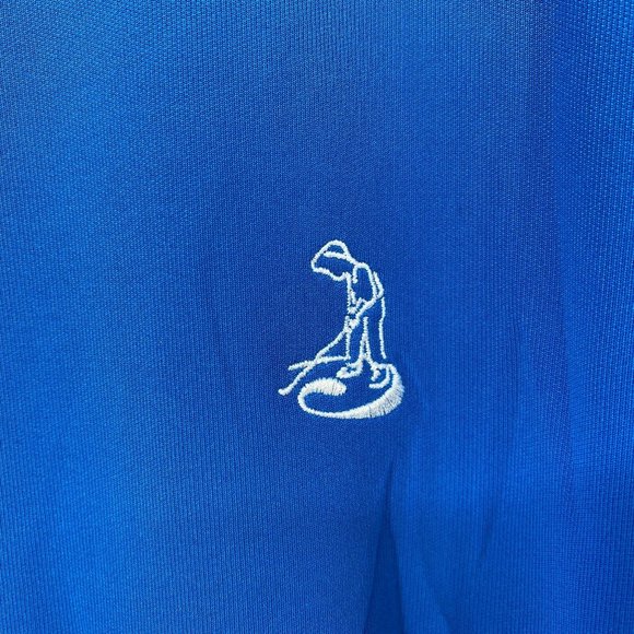 Under Armour Loose Men's Size Large Blue Golf Polo - Picture 4 of 9